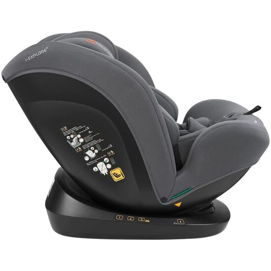 Автокресло KIKKABOO i-Size i-Explore 2 Grey, 0–36 кг, изображение 8