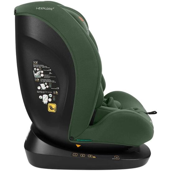 Scaun auto KIKKABOO i-Size i-Explore 2 Army Green, 0-36 kg, 5 image