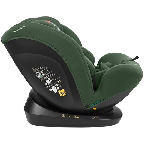 Scaun auto KIKKABOO i-Size i-Explore 2 Army Green, 0-36 kg, 8 image
