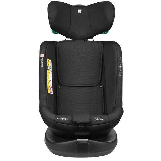 Scaun auto KIKKABOO i-Size Isofix i-Round Black, 0-36 kg, 4 image