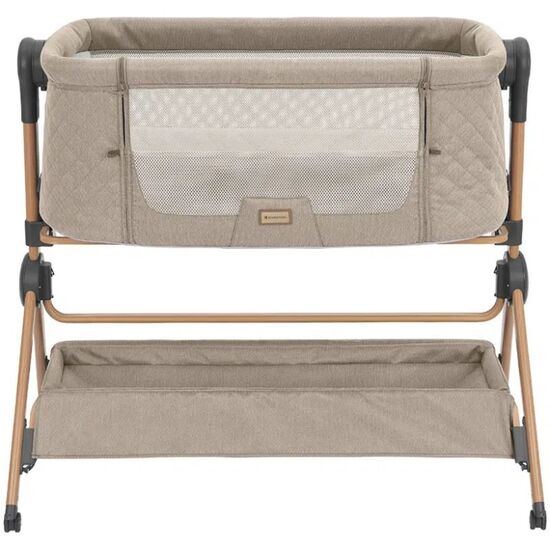 Patut co-sleeper + scaun de masa KIKKABOO Sleat Me Beige, 9 image