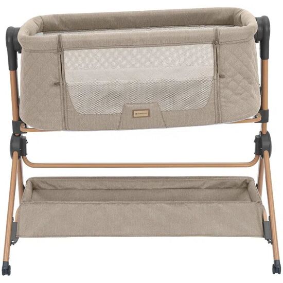 Patut co-sleeper + scaun de masa KIKKABOO Sleat Me Beige, 10 image