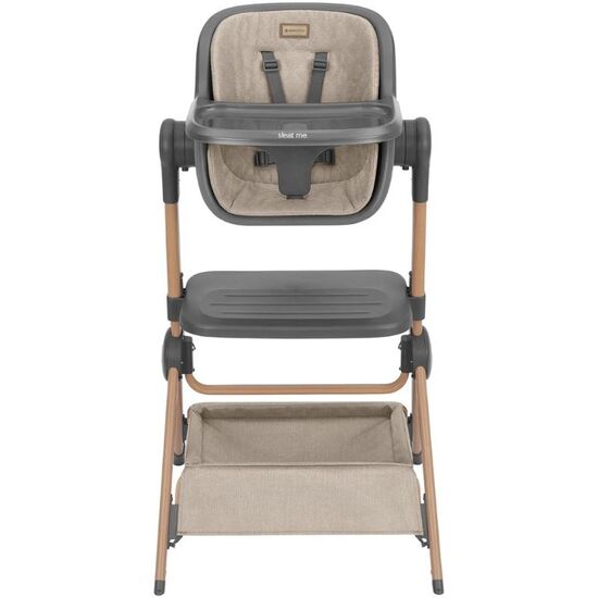Patut co-sleeper + scaun de masa KIKKABOO Sleat Me Beige, 15 image