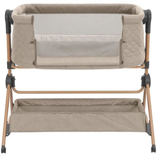 Patut co-sleeper + scaun de masa KIKKABOO Sleat Me Beige, 6 image