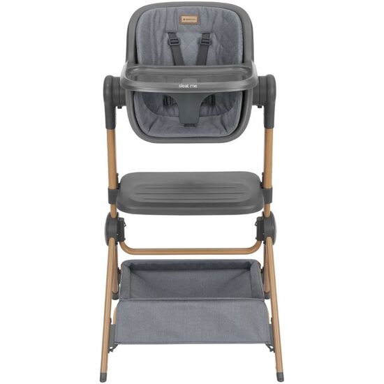 Patut co-sleeper + scaun de masa KIKKABOO Sleat Me Grey, 13 image