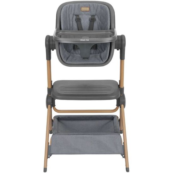 Patut co-sleeper + scaun de masa KIKKABOO Sleat Me Grey, 15 image