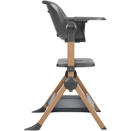 Patut co-sleeper + scaun de masa KIKKABOO Sleat Me Grey, 18 image