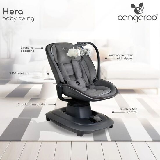 Balansoar electric MONI Hera Dark Grey, 2 image
