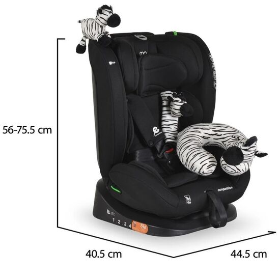 Автокресло MONI i-Size Competition Midnight Black, 0–36 кг, изображение 9