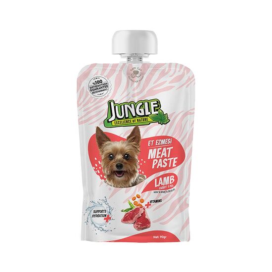 Набор Jungle Мясная паста, Ягненок с морковью и горохом, 90 г, 3 шт, изображение 2