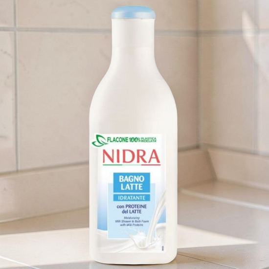 Lapte-Spuma de baie NIDRA Milk Proteins, hidratanta, 750 ml