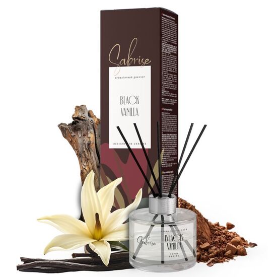 Ароматический диффузор SABRISE Black Vanilla, 85 мл