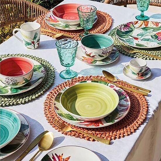 Салатница Madison Tropicalia, фарфоровая, 14 см, изображение 3