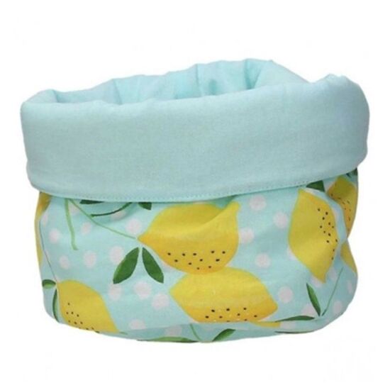 Cos textil pentru piine Tognana Panarea Lemon, D20X19 cm, 2 image