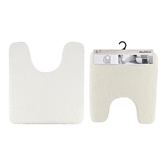 Covoras pentru WC Tendance, microfibra, 45х50 cm, alb