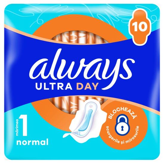 Прокладки гигиенические ALWAYS Ultra Normal, 4 капли, 10 шт