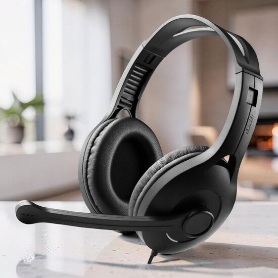 Наушники EDIFIER K800, с микрофоном, USB, черный
