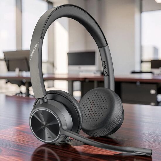 Casti fara fir POLY Voyager 4320, USB-A Bluetooth wireless On-ear Headset