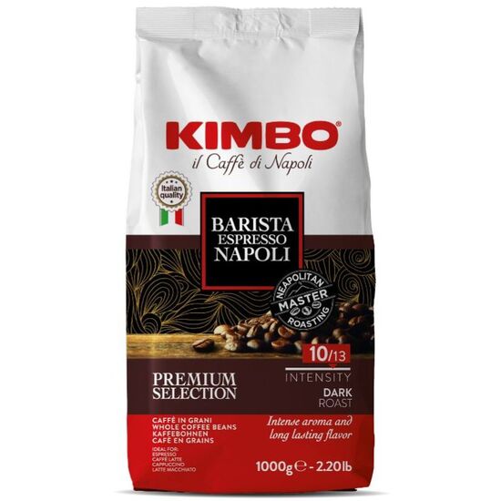 Cafea KIMBO BARISTA ESPRESSO NAPOLI, boabe, 1 kg