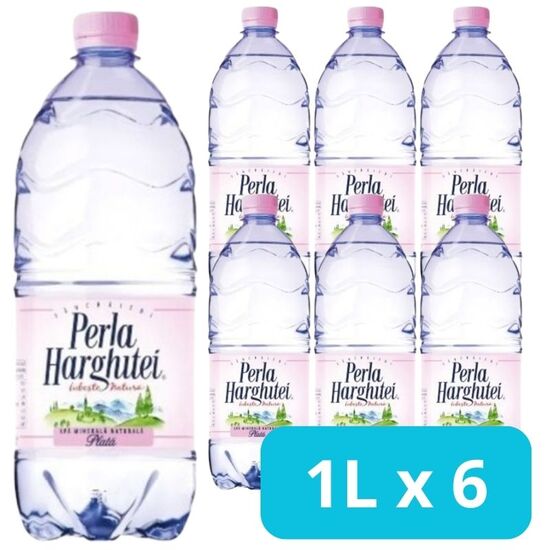 Набор Вода минеральная PERLA HARGHITEI, негазированная, 1 Л, 6 шт
