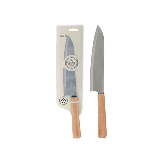 Cuțit de bucatar EH, Lama 20 cm, Lungime 33.5 cm, Maner mesteacan, 2 image