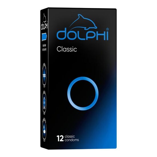 Prezervative DOLPHI Classic, 12 buc