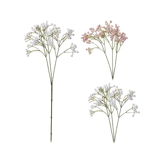 Ramura decorativa "Gypsophila", 68 cm, 2 image