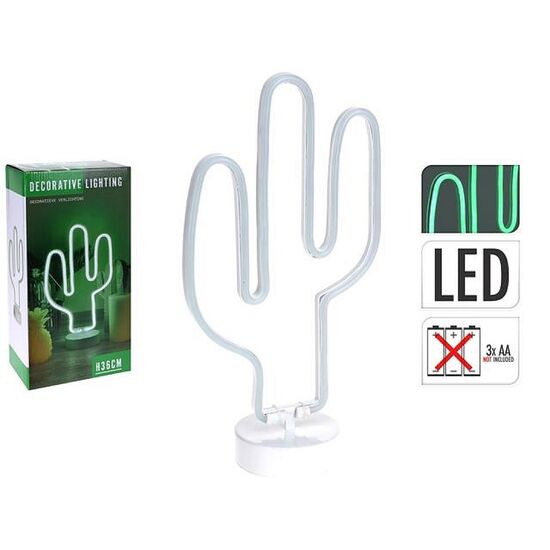 Suvenir LED "Cactus", 36 cm, 3XAA nu se includ