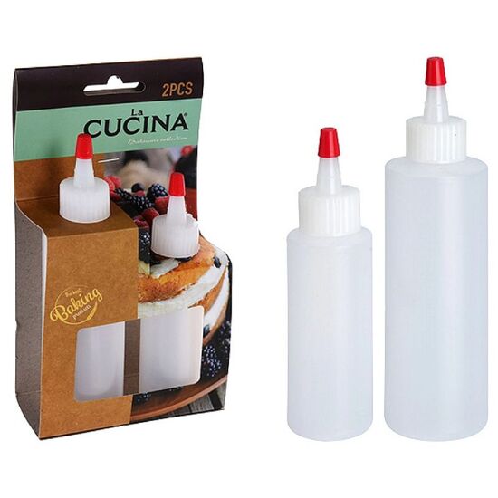 Set sticlute CUCINA cu forma, pentru infrumusetare, 2 buc, 60/120 ml, 2 image