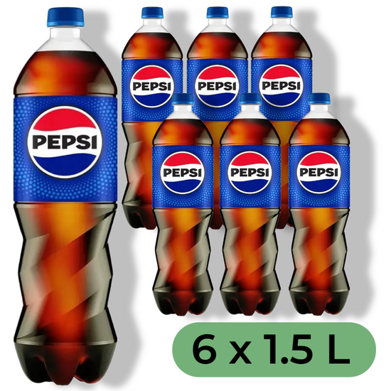 Set Bautura carbogazoasa PEPSI COLA, 1.5 L, 6 buc
