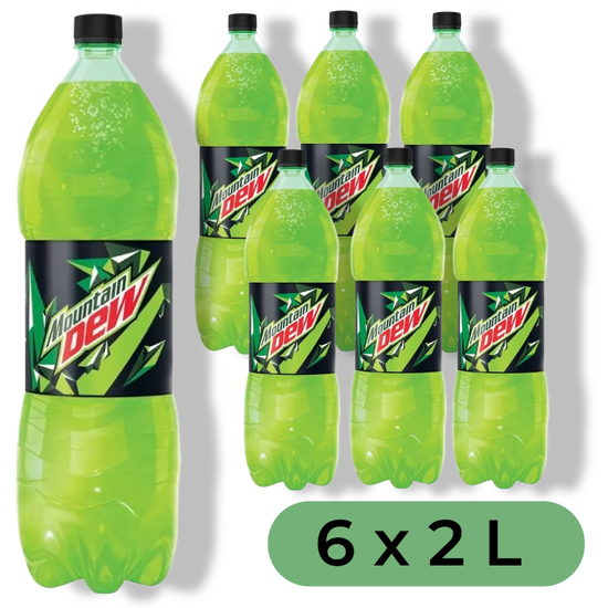 Set Bautura carbogazoasa MOUNTAIN DEW, 2 L, 6 buc