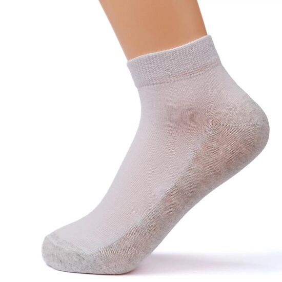 Носки CRISTA TRICOT, Размер 36-38, Белые/Серые