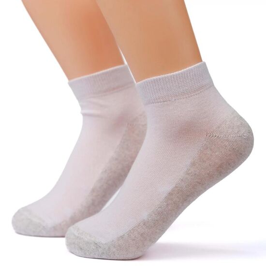 Носки CRISTA TRICOT, Размер 36-38, Белые/Серые, изображение 2