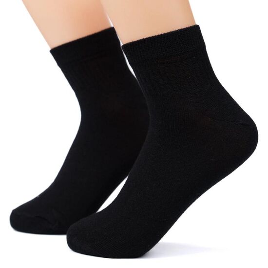 Sosete CRISTA TRICOT, Marimea 36-38, Inaltime 9 cm, Negre, 2 image