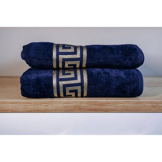 Полотенце BUMBACEL Velur GRECIA, 100х150 см, Blue Marine
