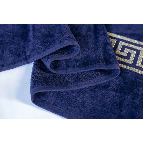 Полотенце BUMBACEL Velur GRECIA, 100х150 см, Blue Marine, изображение 3