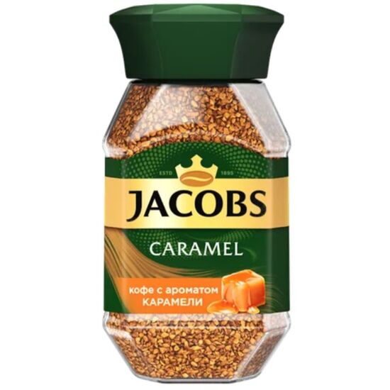 Кофе JACOBS Monarch Caramel, растворимый, 95 г