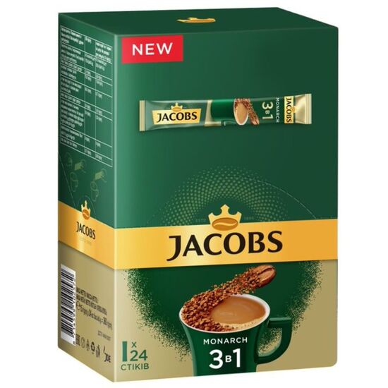 Кофе JACOBS Monarch 3в1, 24 шт