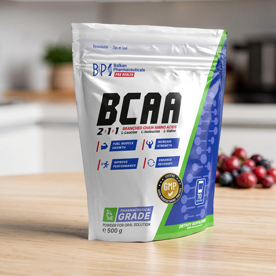 BCAA BALKAN PHARM, Порошок, 500 г