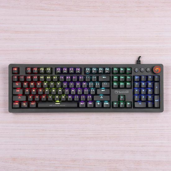 Tastatura Marvo KG917, Wired Gaming US, Rainbow Backlight