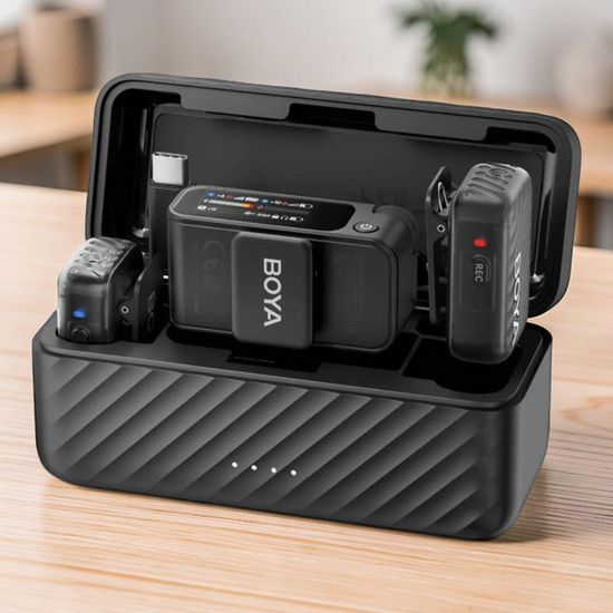 Микрофон Boya BOYAMIC V2, 3-in-1, Black