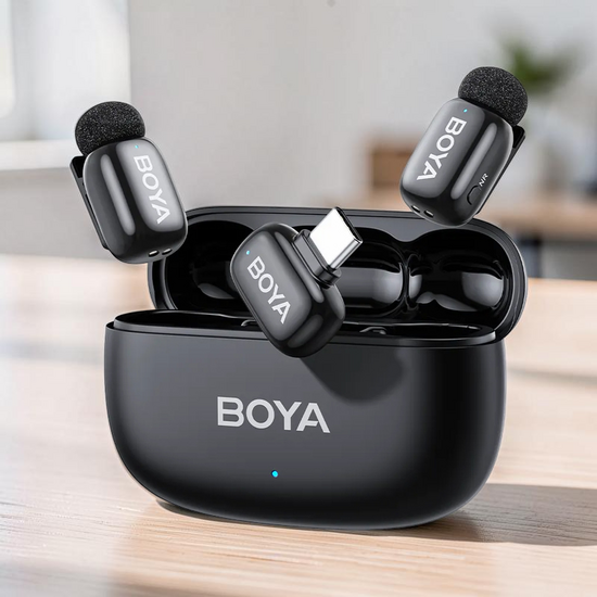 Microfon Boya Mini 2-02, Ultracompat, Black