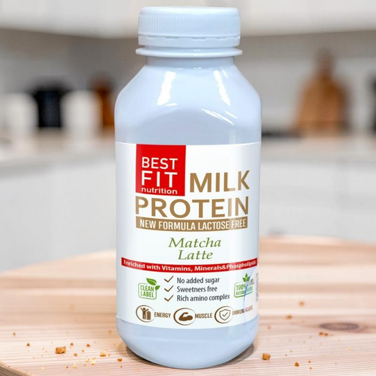 Набор Протеин молочный BEST FIT Matcha latte, без лактозы, 40 г х 3 шт