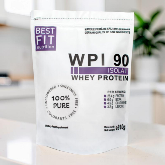 Proteina BEST FIT WPI 90 pure 100%, 810 g