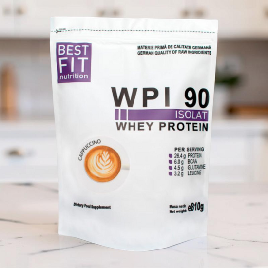 Протеин BEST FIT WPI 90 капучино, 810 г