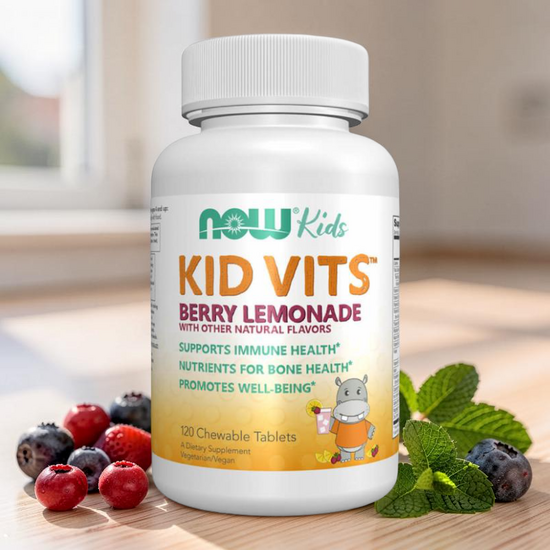 Мультивитамины для детей NOW FOODS Berry Lemonade, 120 жевательных таблеток