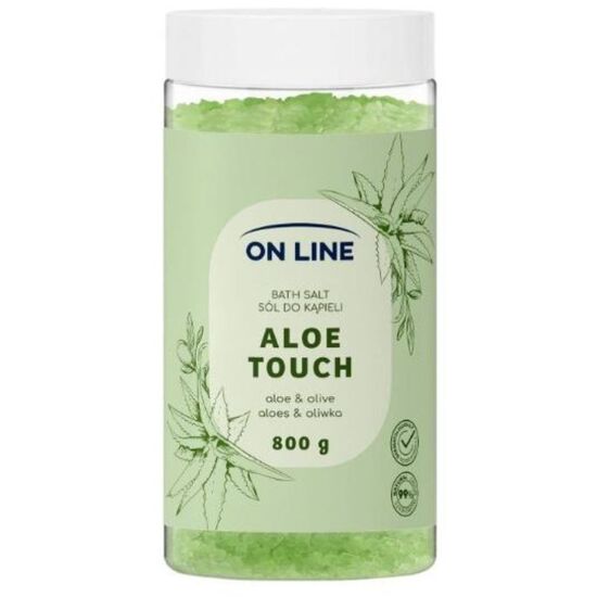 Sare de baie ON LINE VEGAN Aloe Touch, 800 g