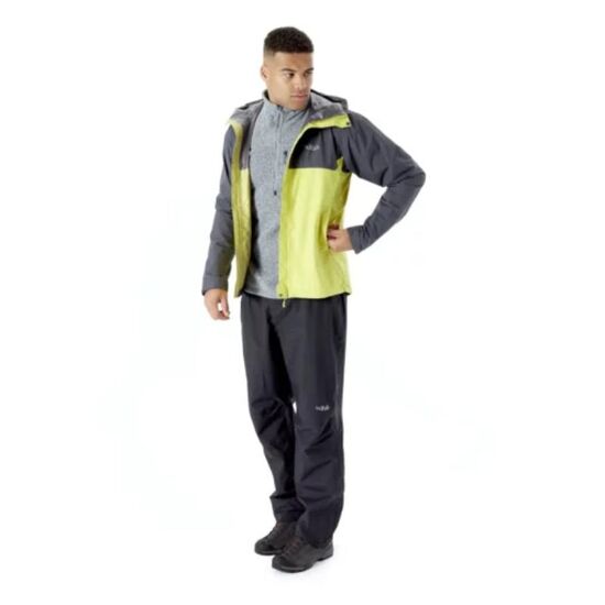 Pantaloni RAB Downpour Mountain, Long Leg, L, Negri, 3 image