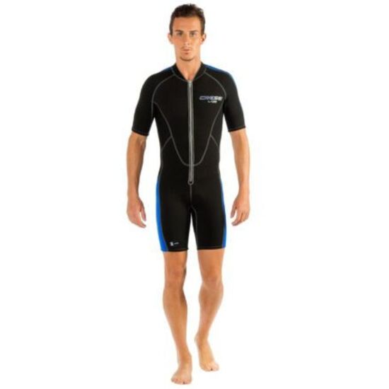 Costum neopren barbati CRESSI-SUB LIDO SHORTY WETSUIT black/blue 2mm L/4, 2 image