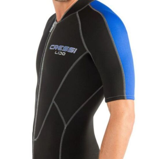 Costum neopren barbati CRESSI-SUB LIDO SHORTY WETSUIT black/blue 2mm XL/5, 5 image